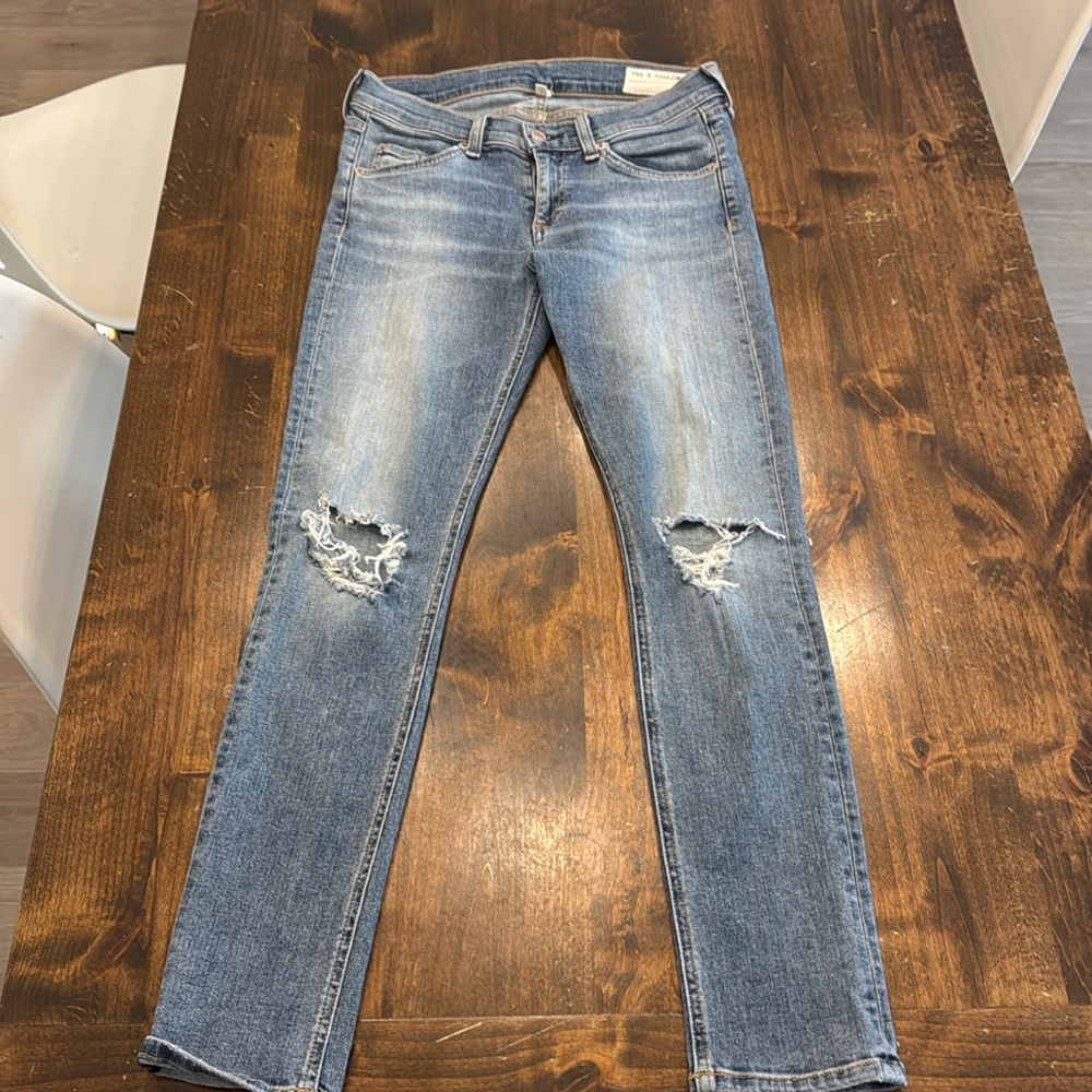 Rag & Bone stretchy ankle jean size 26